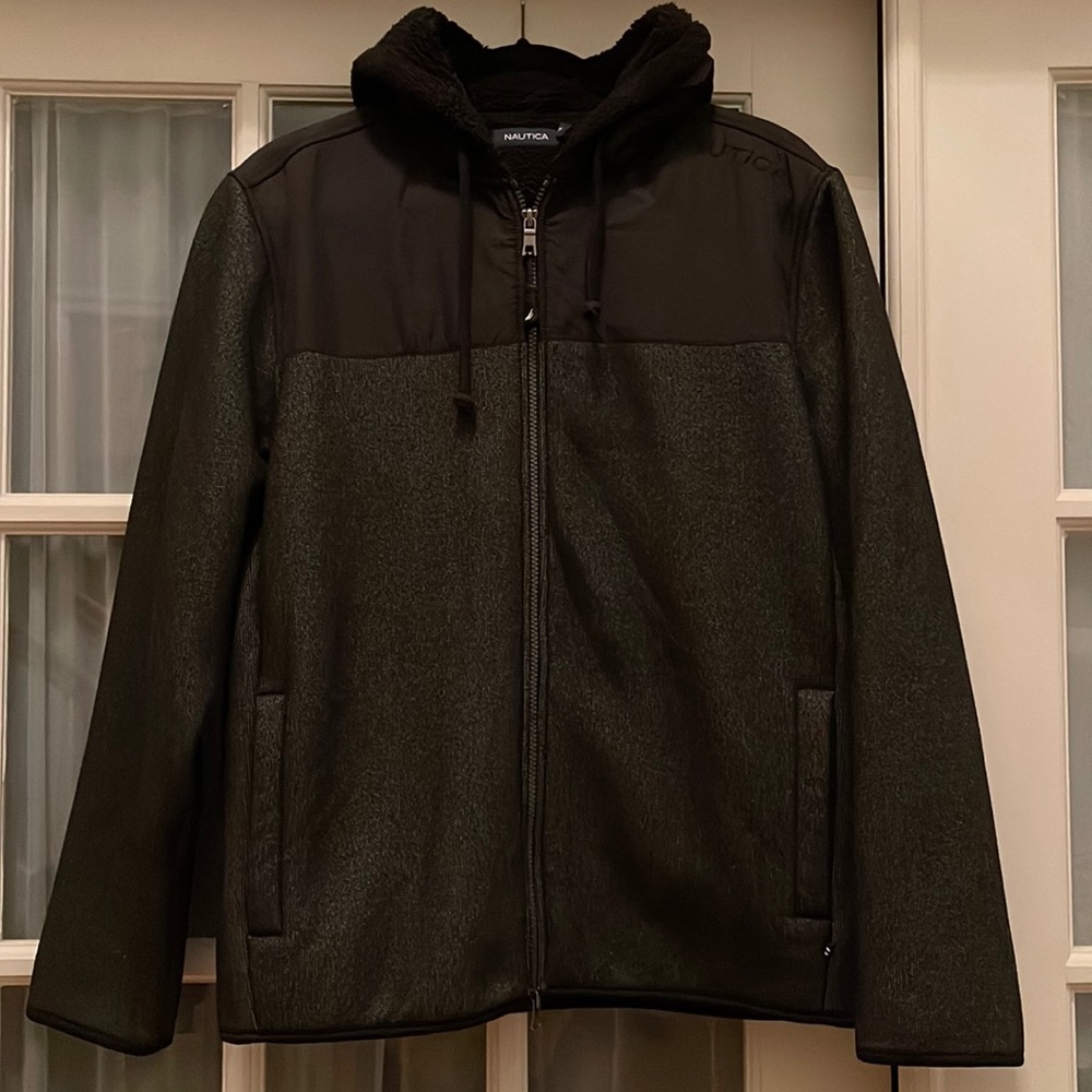 Nautica hooded jacket size M